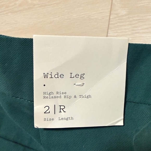 a new day Forest Green Wide-Leg Trousers - Picture 10 of 10